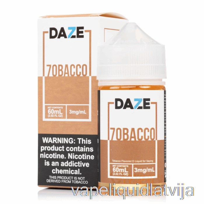 7obaka - 7 Daze E-šķidrums - 60ml 3mg Vape šķidrums